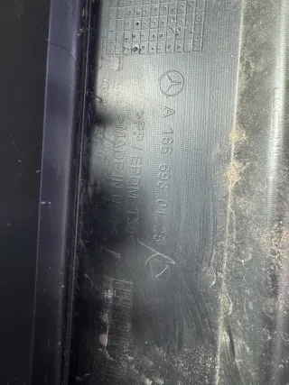 A1666980125 Накладка на порог наружная левая Mercedes ML/GLE W166 Арт 52-60, вид 5