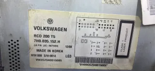 7H0035152H Магнитола Volkswagen Transporter T5 Арт 43-15, вид 4