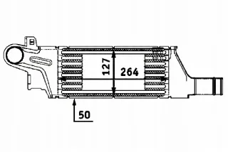 HEL-8ML,376,723-201-ZS1 Интеркулер Opel Corsa C Арт AL12388803009_2, вид 1