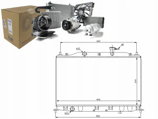 NIS67509,RS5 Радиатор основной Hyundai Accent 5 Арт AL12597349477, вид 1
