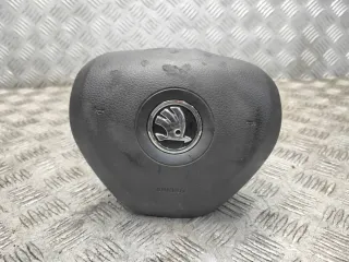 5E0880201 Подушка безопасности водителя Skoda Roomster 1 Арт AL12787042892, вид 1