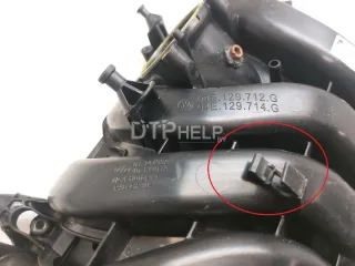 04E129712G Коллектор впускной Volkswagen Polo 5 Арт AM90366349, вид 3