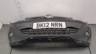 1400869,1400872,95508031,13344501 Бампер передний черный Opel Corsa D Арт 20412899, вид 1