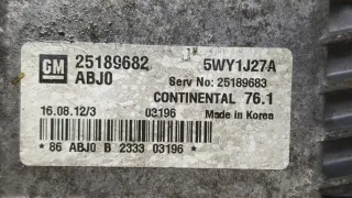 25189682 Блок управления двигателем Chevrolet Cruze J300 restailing Арт 20411817, вид 2