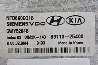 39110-25400 Блок управления двигателем Hyundai Sonata (EF)  Арт AL11097335507, вид 3
