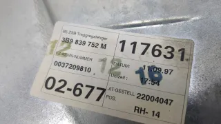 3B9839752M Стеклоподъемник правый задний Volkswagen Passat B5 Арт 20393956, вид 4