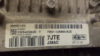 5WS40582E-T 7M51-12A650-AUE Блок управления двигателем Ford C-max 2 Арт e3750187, вид 5