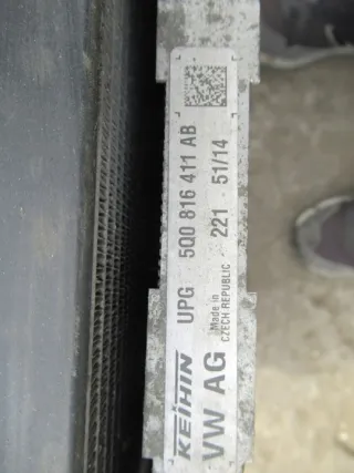 5Q0121251GG Радиатор (основной) Audi A3 8V Арт e9674896, вид 4