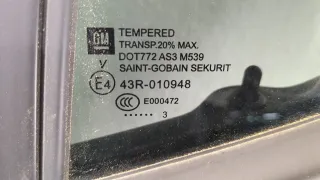  Стекло двери задней левой Buick Encore GX Арт 11404225, вид 2