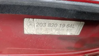  Фонарь задний левый Mercedes C W203 Арт 2EP33MX01, вид 6