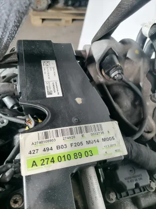 274920 , 274,274.920 , M274 , M274920 , OM274 Двигатель Mercedes C W205 Арт 00297006, вид 5