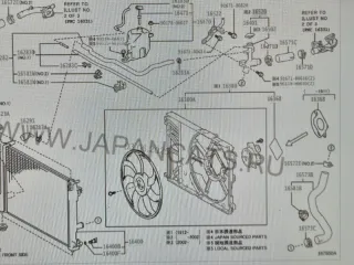 1650231030, 1650231030, 16502-31030, PA610-GF30 Заливная горловина Lexus ES 7 Арт DN198499, вид 7