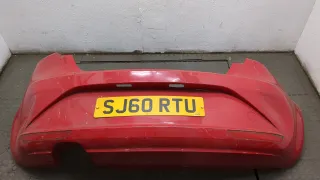 1P0807421D Бампер задний красный Seat Leon 2 Арт 20230471