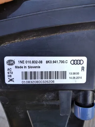 1NE010832-08 Фара противотуманная правая Audi A4 B8 Арт e10640294, вид 4