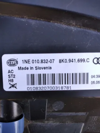 1NE010832-07 Фара противотуманная левая Audi A4 B8 Арт e10640296, вид 4