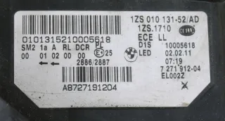 7203246 7271912 Фара левая BMW 5 F10/F11/GT F07 Арт e10646096, вид 4