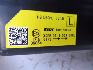 100-8D02J Фара левая Nissan Qashqai 2 restailing Арт e10660648, вид 12