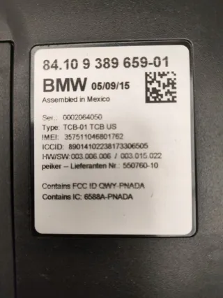 6820933 6836777 84106820933 Блок управления (другие) BMW 5 F10/F11/GT F07 Арт e10666420, вид 7