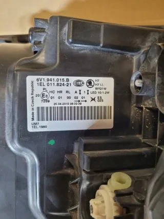 6V1941015B Фара левая Skoda Fabia 3 Арт e10670657, вид 7