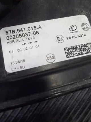 57B941015A Фара левая Skoda Karoq Арт e10671190, вид 3