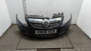  Бампер передний синий Opel Corsa D Арт 20431267
