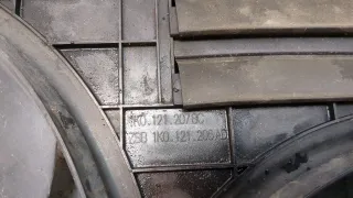 1K0121223 Вентилятор радиатора Volkswagen Passat B7 Арт 9324639, вид 2