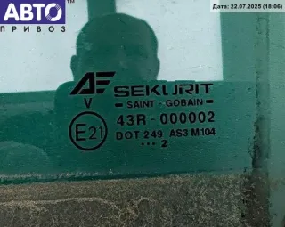  Стекло двери задней левой Volkswagen Sharan 1 restailing Арт 55131456, вид 2