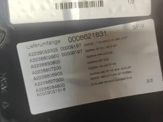 A2238807302, A2238858202, 2 Решетка бампера Mercedes S W223 Арт 311454PM, вид 8