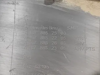 A1678852205, A1678852503, A1678852205, A1678852603, A1678852305, 1 Юбка бампера Mercedes CLA c117 Арт AR310851, вид 7