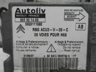 602327400 Блок управления подушек безопасности Citroen Xsara Picasso Арт 00153703, вид 2