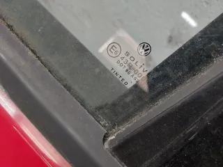 3B9833051AC Дверь задняя левая красная Volkswagen Passat B5 Арт 20203803, вид 2