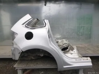 Крыло заднее левое Citroen C4 1 restailing 2007г.  - Фото 5