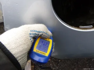 Крыло заднее левое Citroen C4 1 restailing 2007г.  - Фото 6