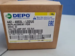 4424003LLD2UE Фонарь задний противотуманный левый Opel Meriva 1 Арт ZAP352540, вид 3