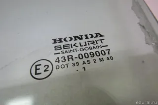 73350S6DE00 Стекло двери передней левой Honda Civic 7 Арт E80312628, вид 2