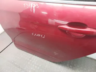 9006R9 Дверь задняя левая красная Citroen C4 2 Арт 8795803, вид 2