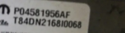 04581956AF Вакуумный усилитель тормозов Jeep Grand Cherokee IV (WK2) Арт e10471469, вид 2