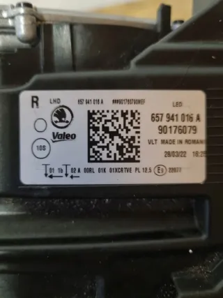  Фара правая Skoda Scala Арт e10671824, вид 2