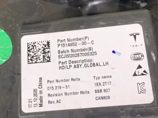1514952-00-C Фара левая Tesla model Y Арт e10672984, вид 7