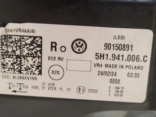 5H1941006C Фара правая Volkswagen Golf 8 Арт e10674834, вид 4