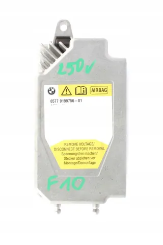 9199756 Блок AirBag BMW 5 F10/F11/GT F07 Арт e10695909, вид 6