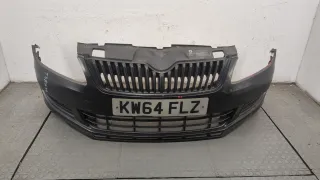 5J0807221D Бампер передний черный Skoda Fabia 3 Арт 20175438, вид 1