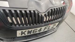 5J0807221D Бампер передний черный Skoda Fabia 3 Арт 20175438, вид 2