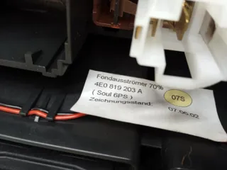 4E0819203A6PS Дефлектор обдува салона Audi A8 D3 (S8) Арт 2-3648, вид 4