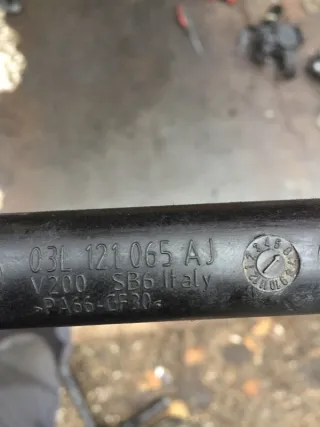 03L121065AJ Трубка охлаждающей жидкости металлическая Volkswagen Tiguan 1 Арт 2-24976, вид 3