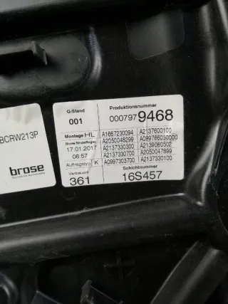 A2137306705 Механизм стеклоподъемника Mercedes E W213 Арт 2-171753, вид 2