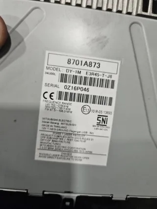 8701A873 Магнитола Mitsubishi Outlander 3 restailing 2 Арт 2-211438, вид 6