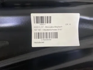 A2227500075 Крышка багажника (дверь 3-5) Mercedes S W222 Арт 2-228783, вид 6