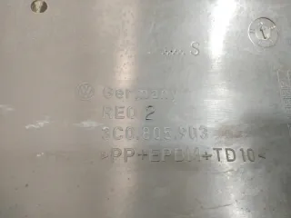 3C08059039B9 Юбка бампера нижняя Volkswagen Passat B6 Арт 2-463887, вид 12