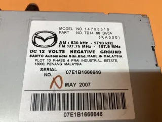 TD14 66 DV0A Магнитола Mazda CX-9 1 Арт 2-504665, вид 3